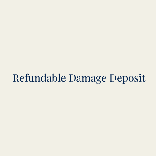 Refundable Damage Deposit